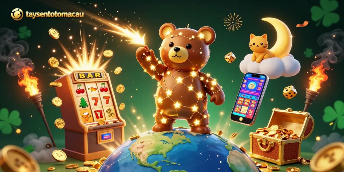 Taysentotomacau menghadirkan jackpot spektakuler dengan karakter mengumpulkan koin di dunia kasino.