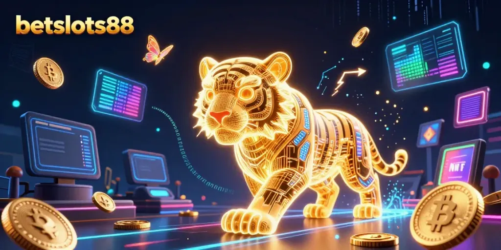 Permainan dan peluang menang di betslots88 dengan visual kasino digital yang menarik.
