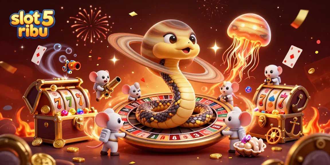 Experience excitement at slot 5 ribu with vibrant 3D casino visuals and dynamic gameplay