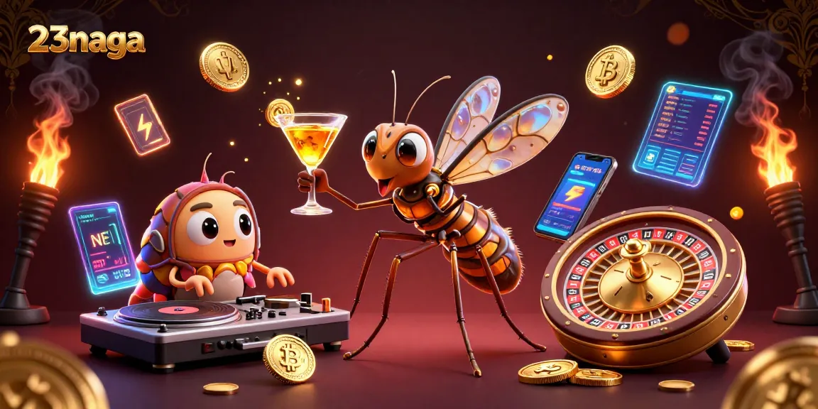 Game casino 23naga dengan karakter unik dan elemen kripto yang menarik