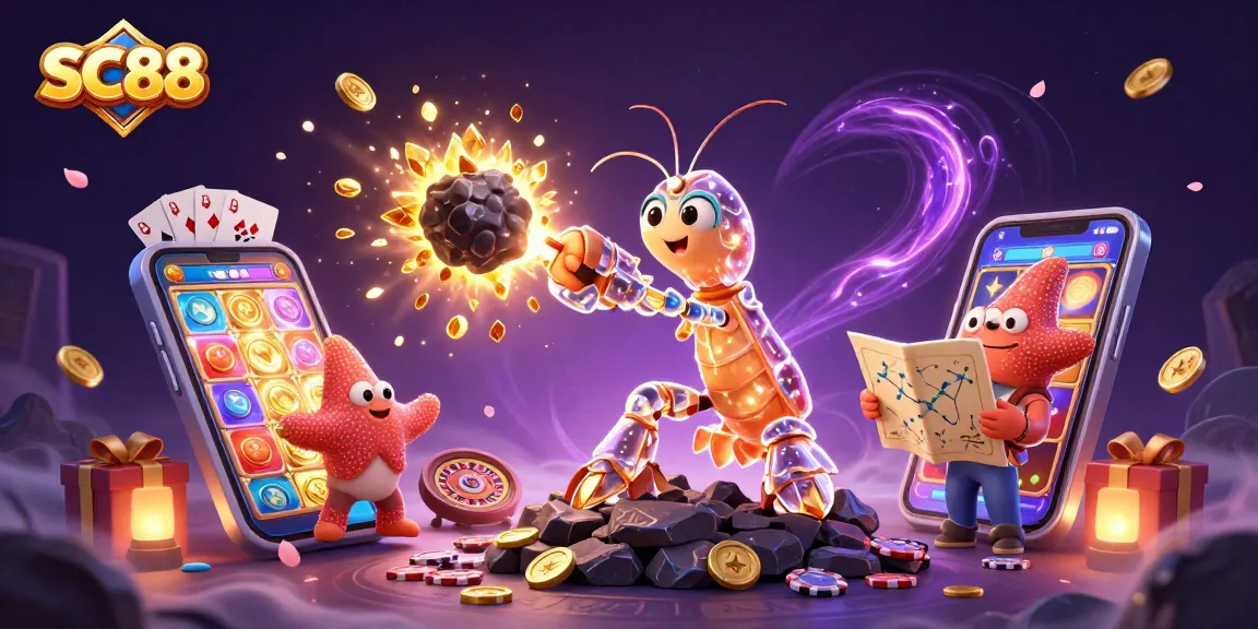 Win big at SC88 with an explosive gaming adventure showcasing colorful slot games and sparkling rewards.