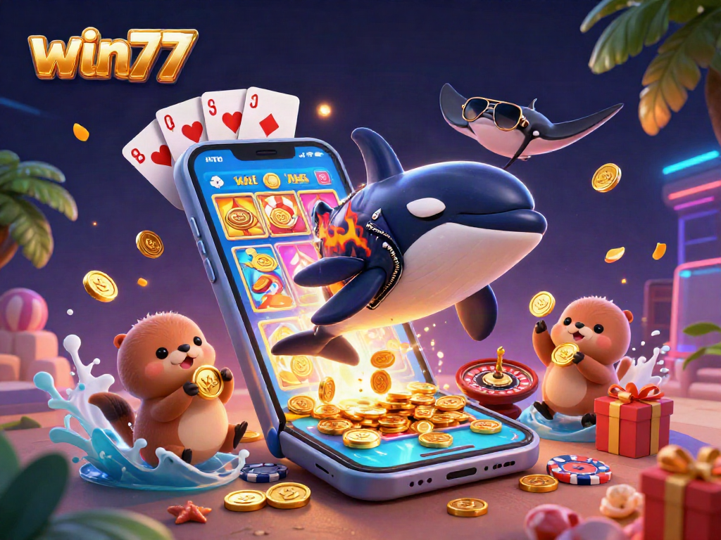 Menangkan peluang di win77 dengan karakter 3D laut yang ceria dan permainan kasino yang menakjubkan.