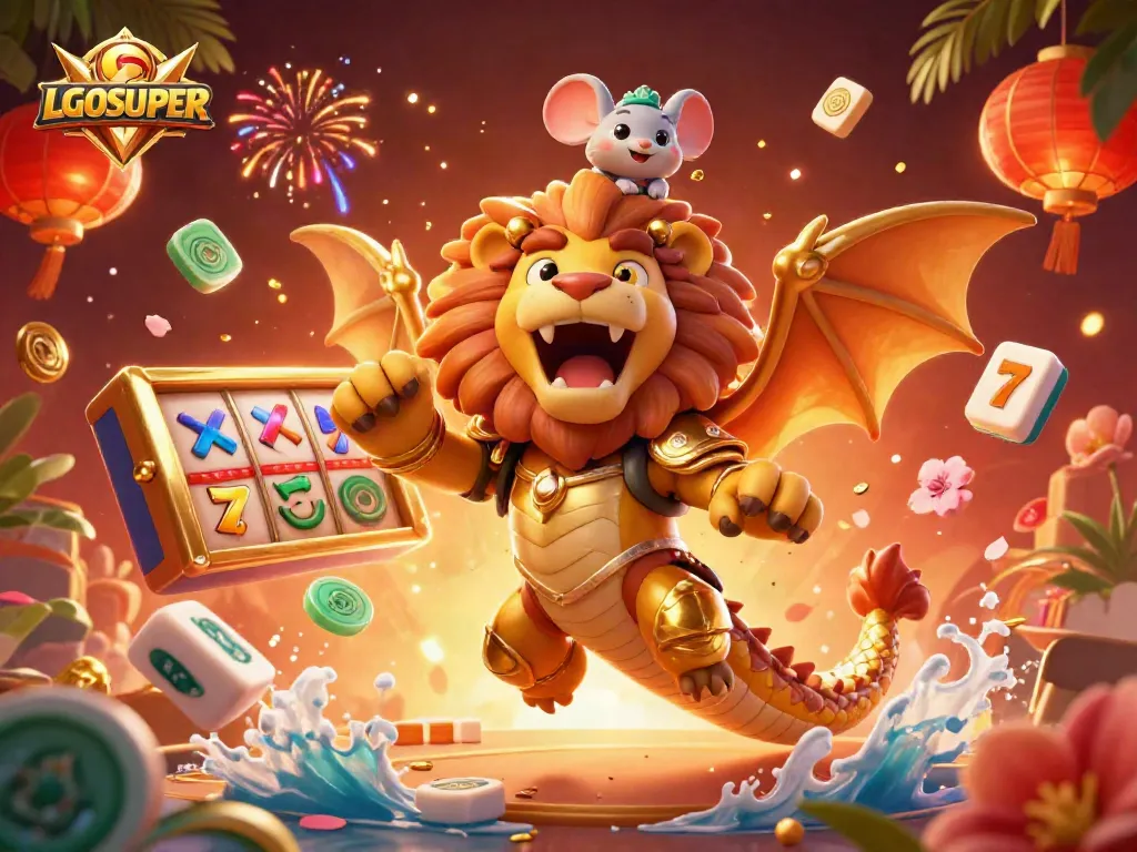 Spin the reels with LGOSUPER as our mighty chimera leads the rush of vibrant casino adventures.