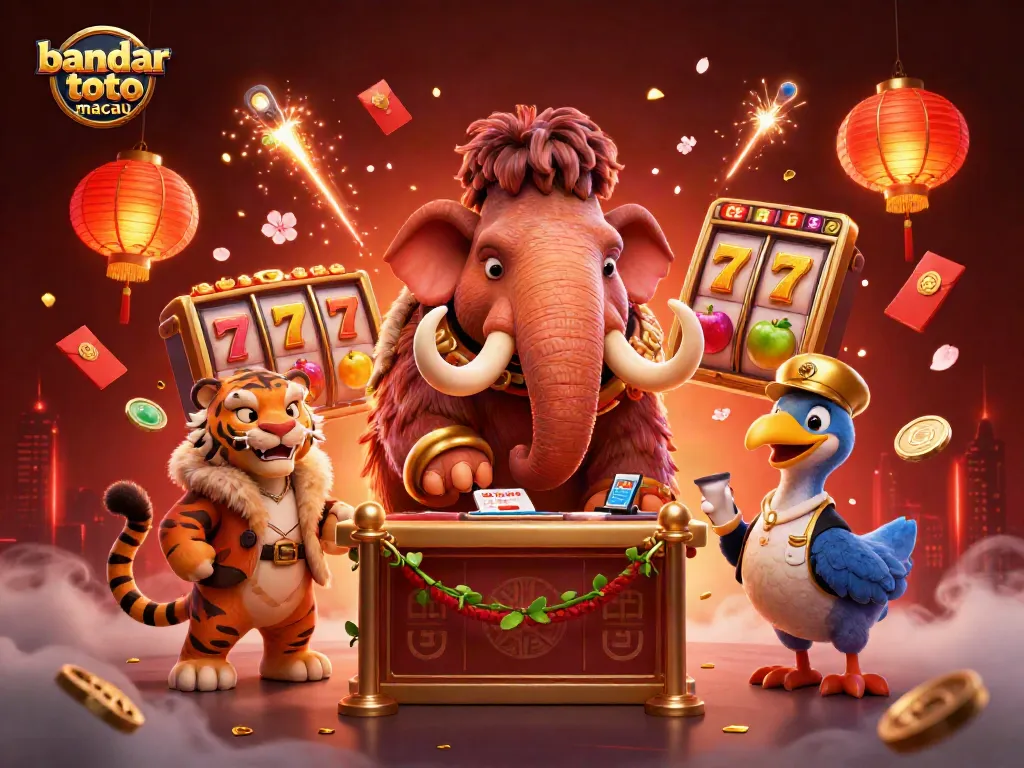 Menangkan permainan di bandar toto macau dengan karakter kartun lucu seperti mammoth, harimau, dan burung dodo.