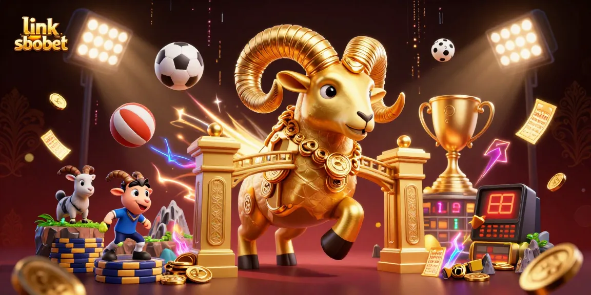 Win big with link sbobet in this dynamic 3D illustration of sports betting excitement!