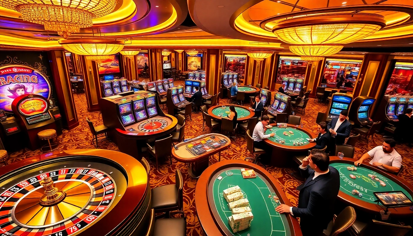 Players enjoying exciting slot games at gg88.com, showcasing vibrant casino elements.