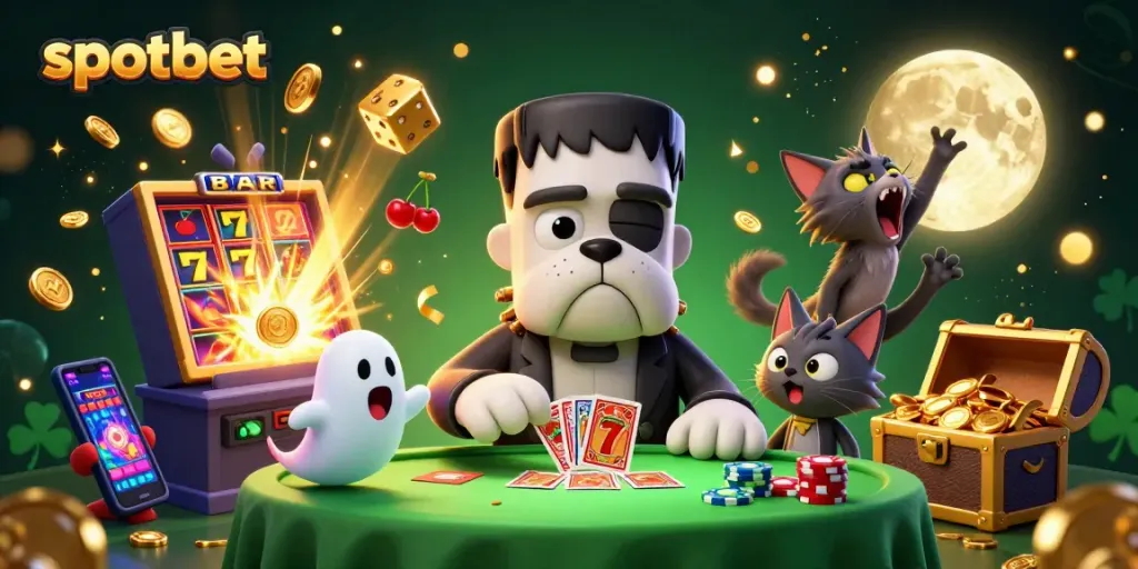 Menang di spotbet dengan visual memukau 3D dari monster kasino yang menakutkan dan slot penuh kemewahan.