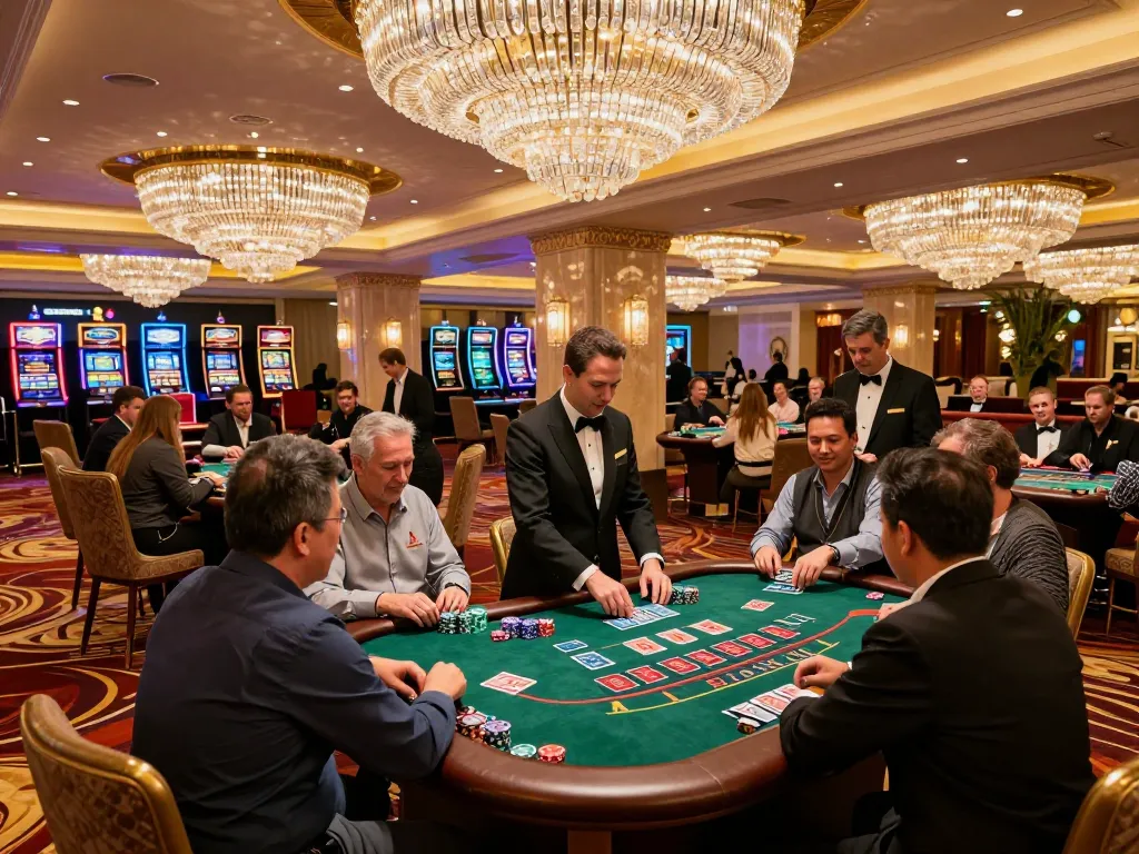 Experience the vibrant atmosphere of WW88's blackjack tables with players engaged in thrilling gameplay.