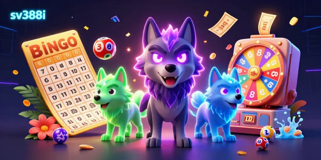 Experience thrilling lottery action with sv388i's vibrant game elements and mystical characters in an exciting scene.