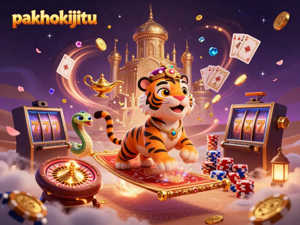 PAKHOKI memberikan informasi akurat tentang tebakan jitu dengan visual yang menarik dari gambar sultan dan elemen kasino.