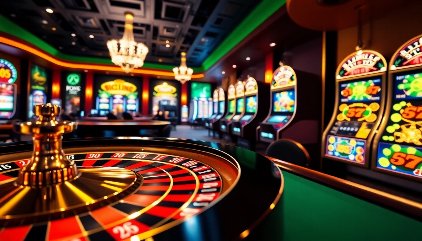 Experience the thrill and luxury of C 168 with vibrant casino gaming elements.