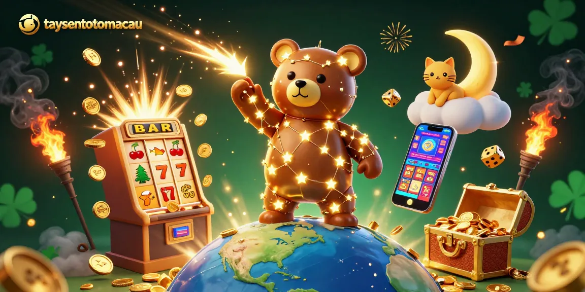 Taysentotomacau menghadirkan jackpot spektakuler dengan karakter mengumpulkan koin di dunia kasino.