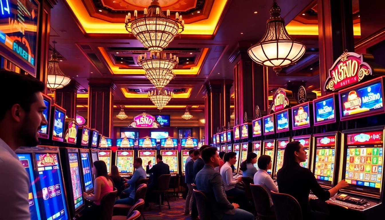 Experience the thrill of gambling with link slot via pulsa at a vibrant casino.