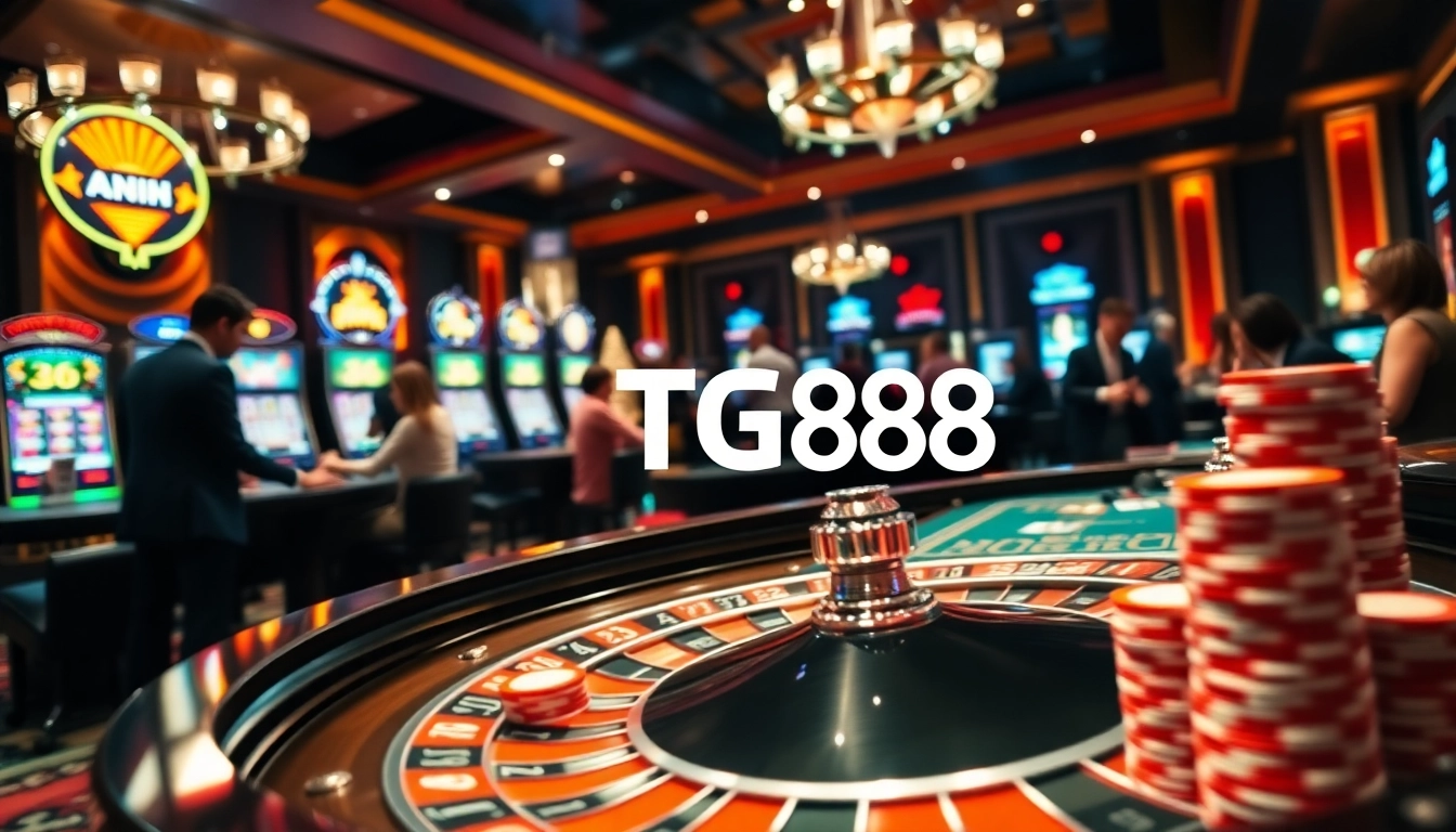 Experience the excitement of TG88 casino with high-stakes gaming and vibrant atmosphere.