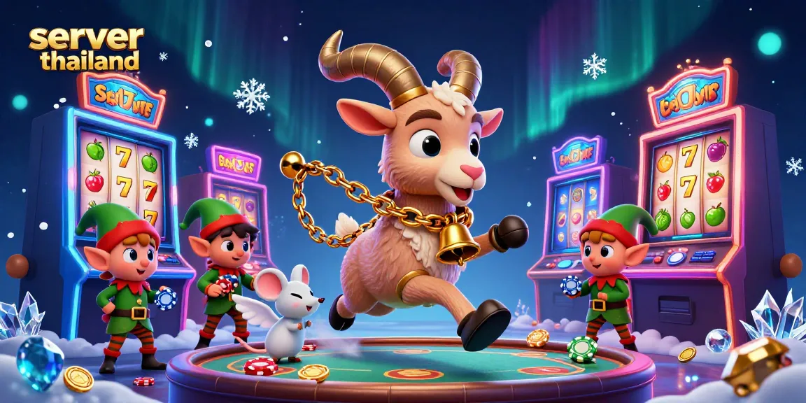 Experience thrilling action at server thailand, with a spooky festive casino scene full of gaming elements.