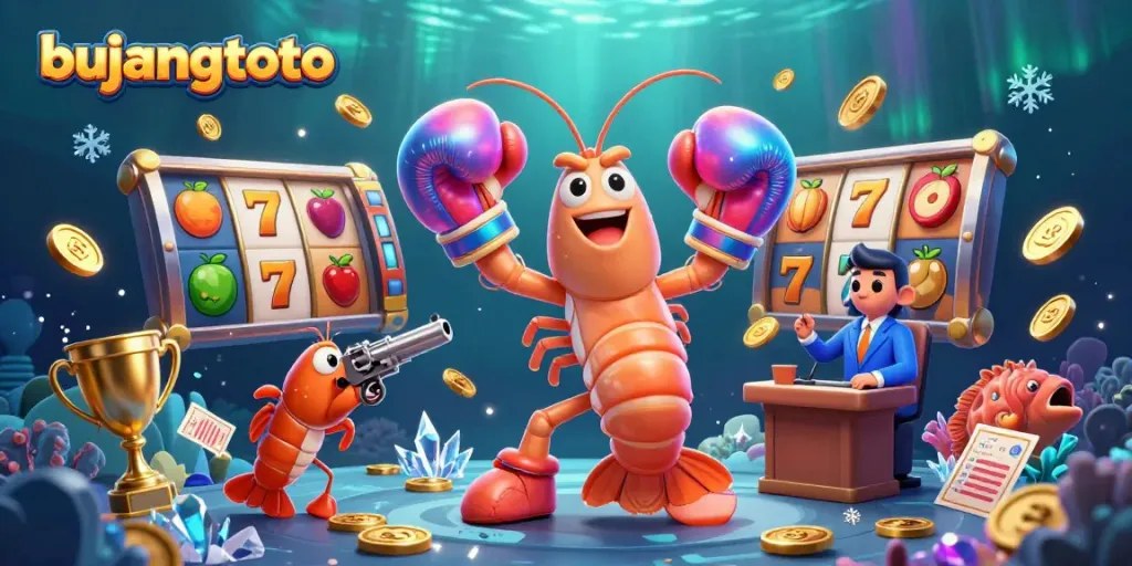 Experience the thrill of bujangtoto with vibrant characters and dynamic gaming elements in this captivating scene.