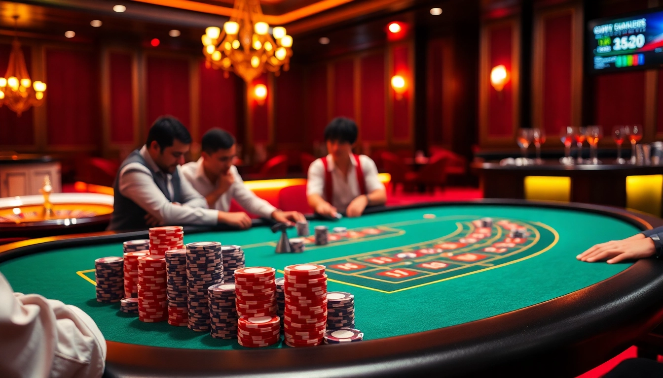 Experience the thrill of poker at https://sunwin.builders/ featuring vibrant chips and a luxurious atmosphere.