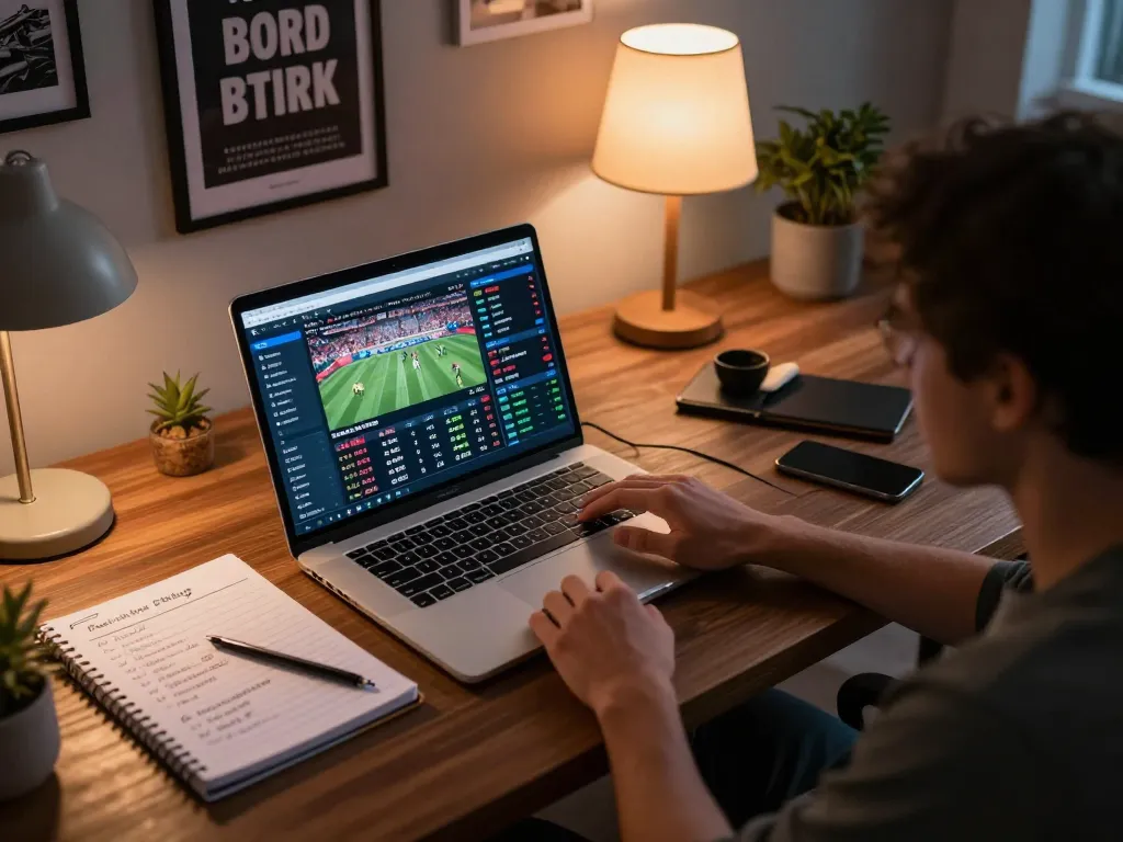 Analyzing live betting odds on keonhacai at home, showcasing strategic decision-making tools.