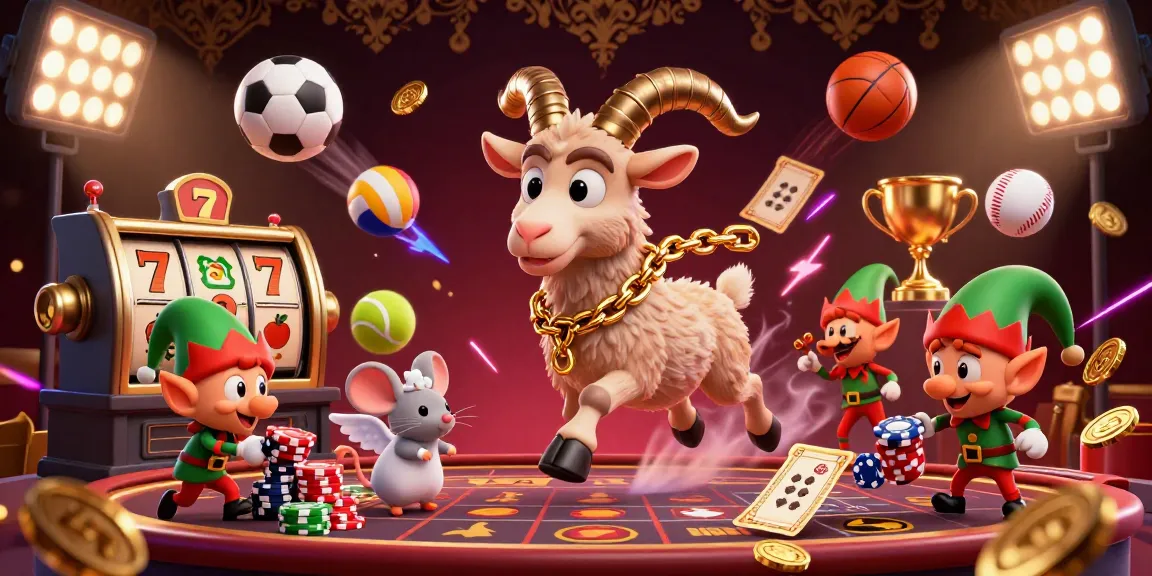 Experience the excitement of Slot Online with dynamic 3D scenes of engaging characters and vibrant gambling elements.