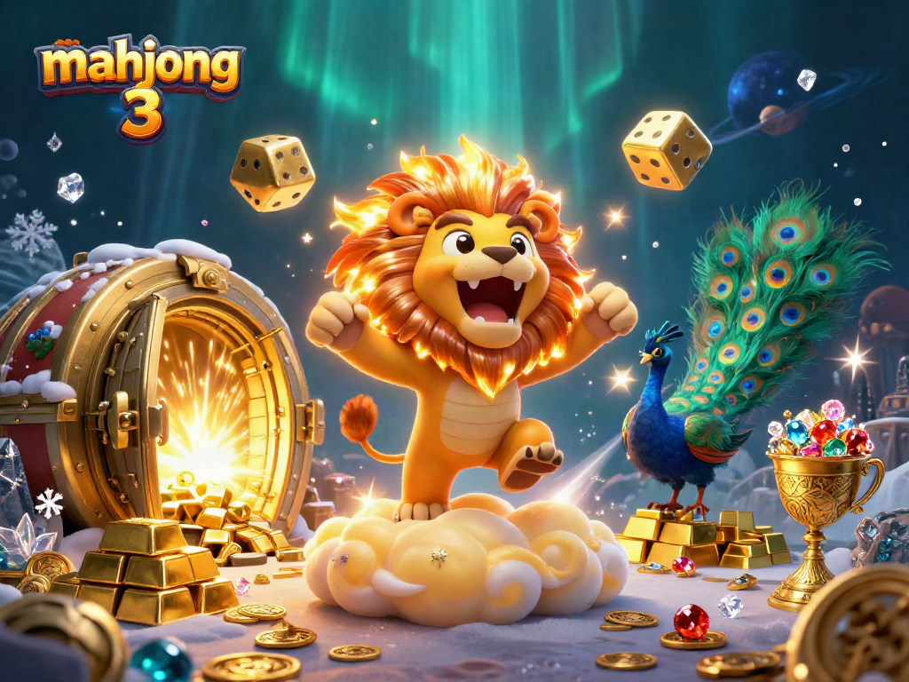Engage in exhilarating gameplay with mahjong 3 featuring vivid characters and dazzling casino elements.