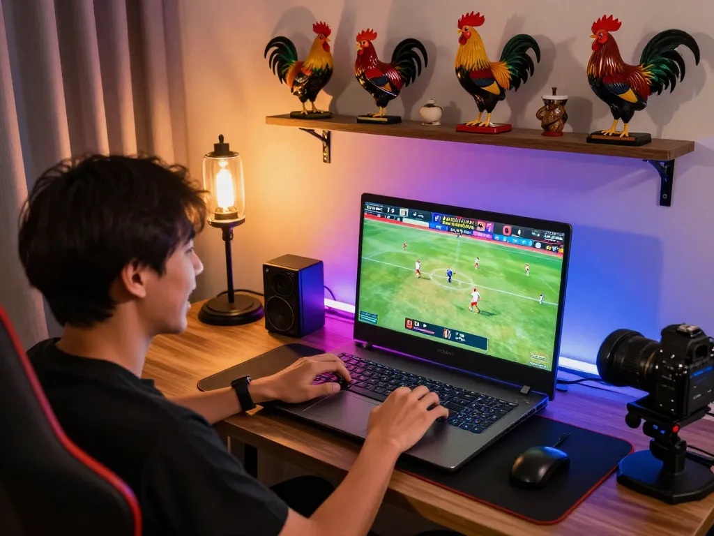 Trải nghiệm sự phấn khích của đá gà thomo HD với việc phát trực tiếp tại nhà trong một không gian ấm cúng