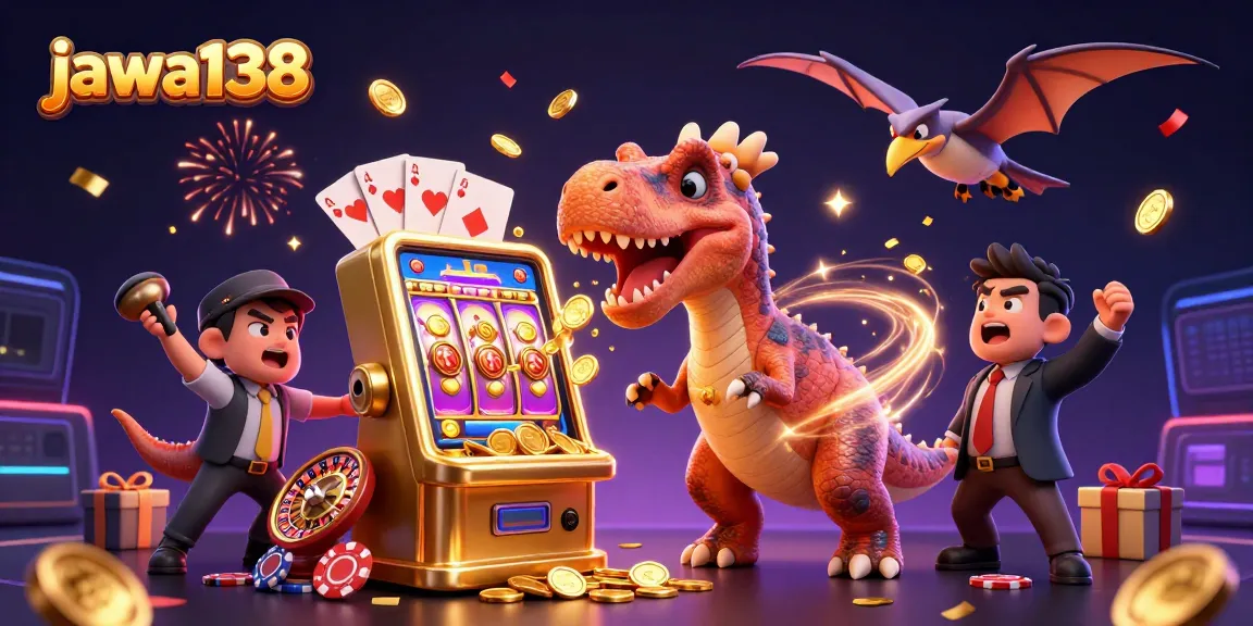 jawa138 menang jackpot dengan mesin slot berkilau, manajer kasino panik dan koin emas terbang