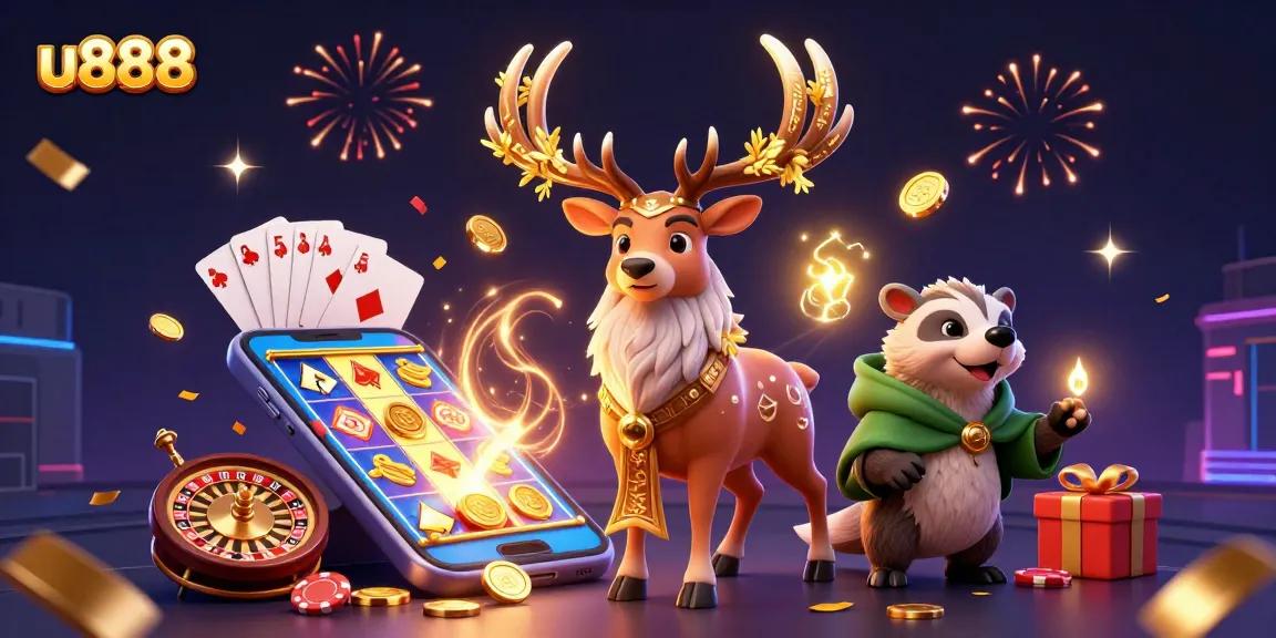 Win big on u888 with vibrant casino games featuring dynamic slot machines and enchanting characters.