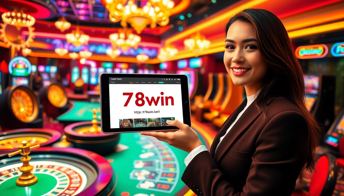 Experience the thrilling gambling atmosphere at https://78win.bot/ with vibrant casino games and engaging players.