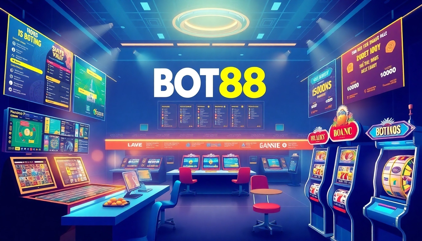 Experience NHÀ CÁI BOT88's innovative online betting platform with dynamic gaming options and a user-friendly interface.