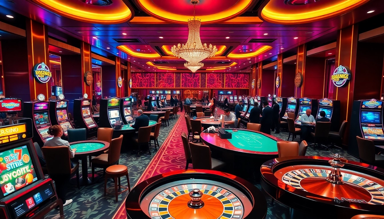 Experience the excitement at luongsontv with high-stakes poker games and vibrant casino visuals.