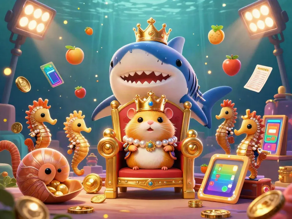 Experience thrilling gameplay with hotwin88 as the golden hamster king rules the underwater casino.