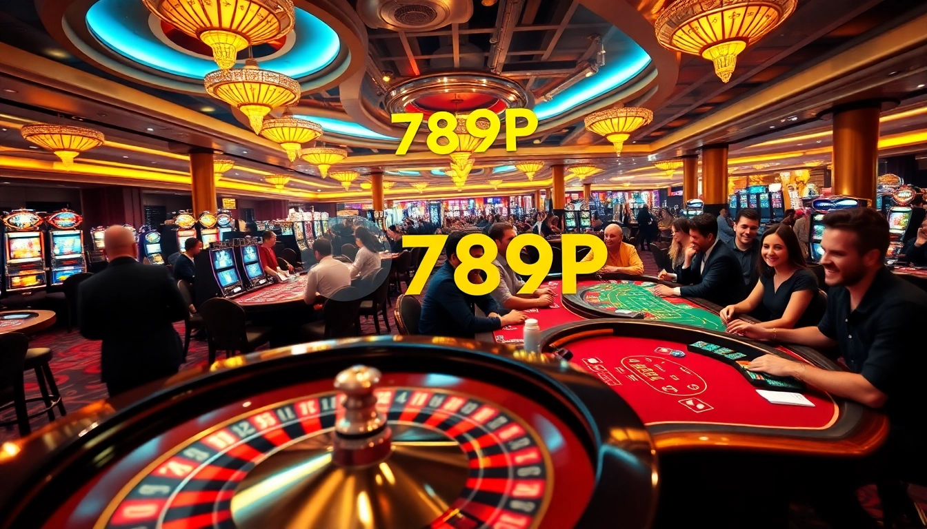 Players enjoying a thrilling game of roulette at 789P casino, experiencing excitement and luxury.