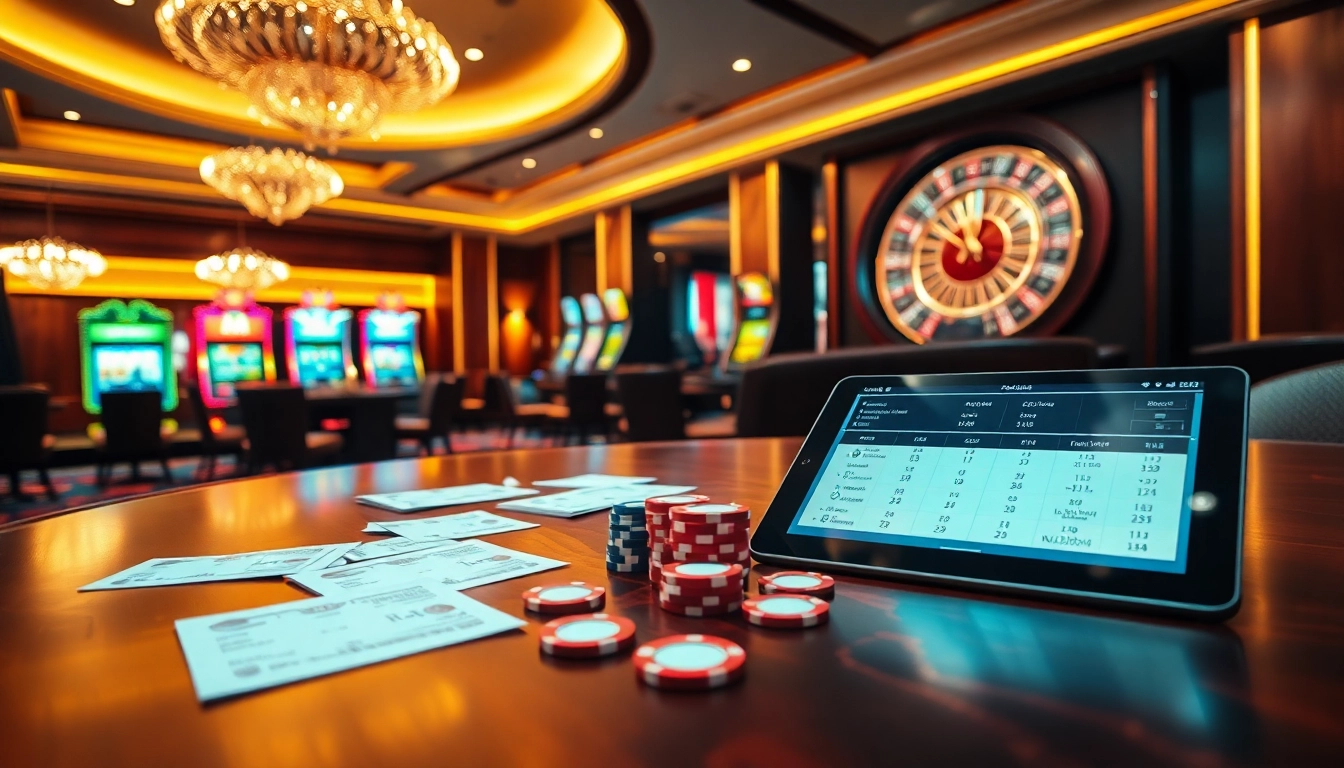 Experience kèo bóng đá trực tuyến betting excitement at a high-stakes casino.