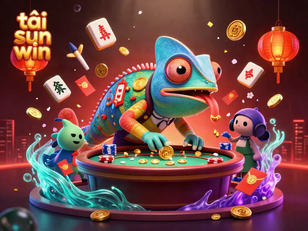Experience excitement with the vibrant design featuring tải sun win in a bustling casino scene.